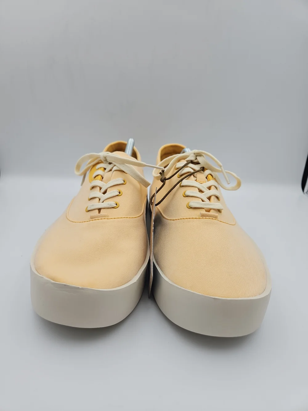 OluKai Men's Low-Top Sneakers in Yellow and Cream